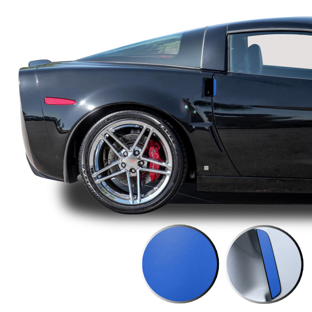 Door Handle Overlay Trim Wrap Vinyl Decal Compatible with and Fits Corvette 2005-2013