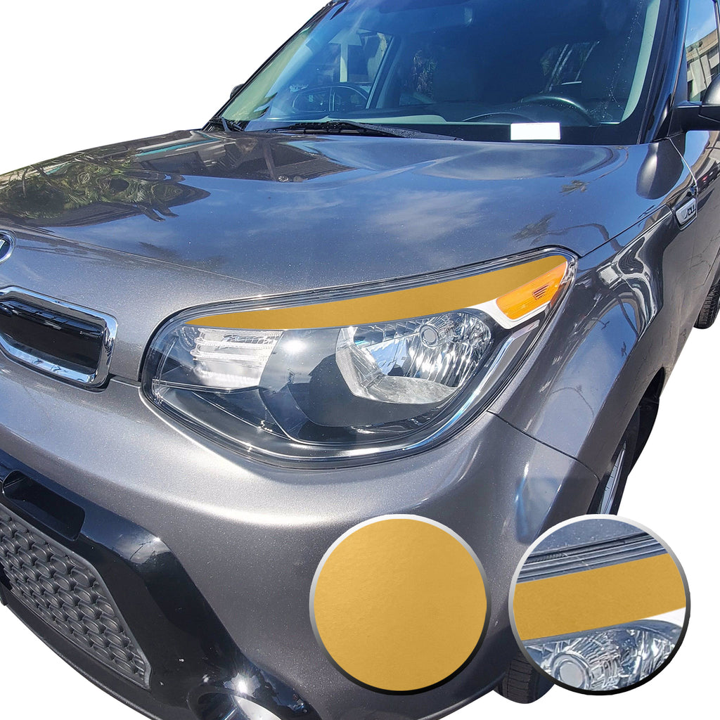 Eyelid Accent Overlay Precut Decal Vinyl Trim Compatible with and Fits Kia Soul 2014 2015 2016