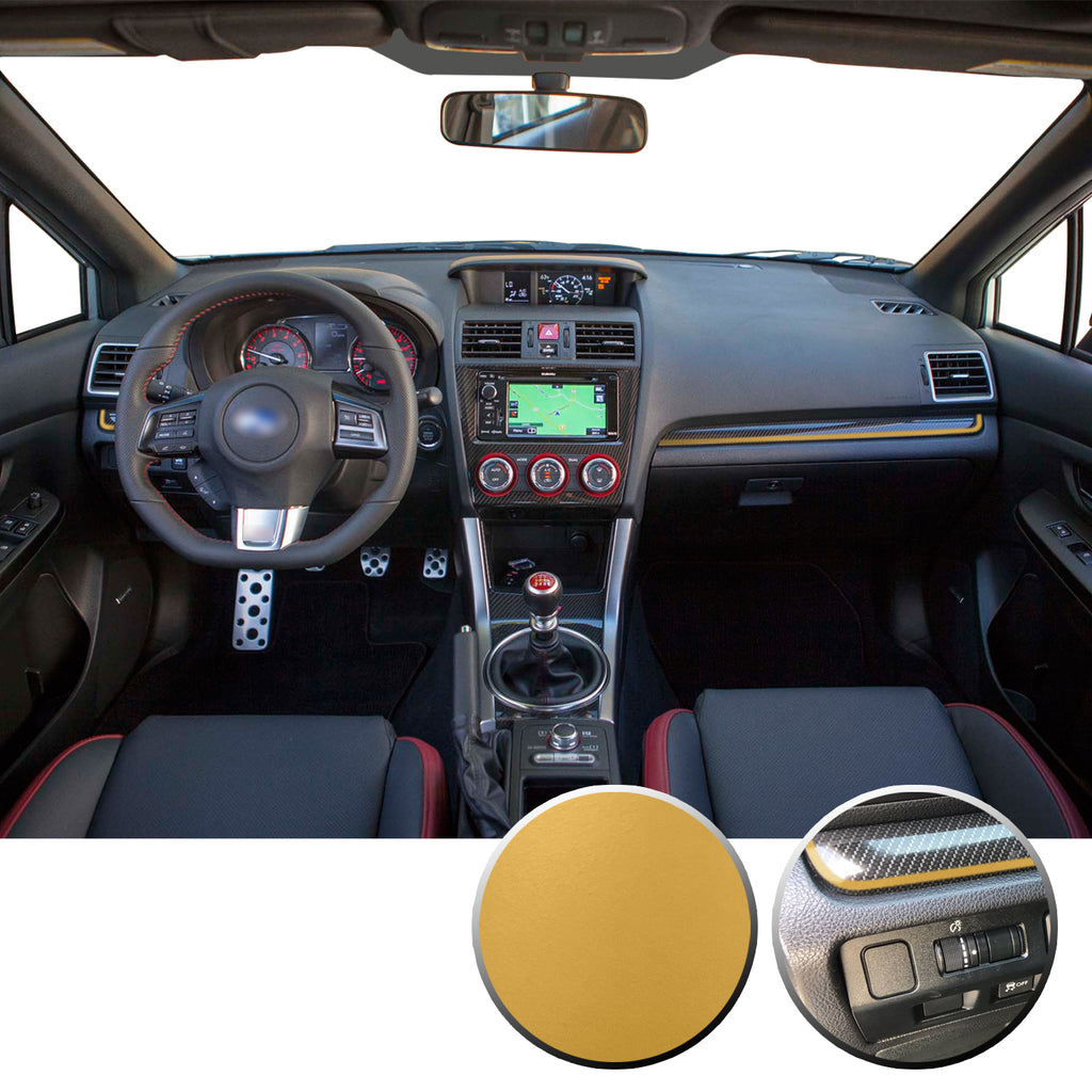 Interior Dash Pinstripe Vinyl Trim Decal Compatible with and Fits WRX STi Subaru 2015-2020