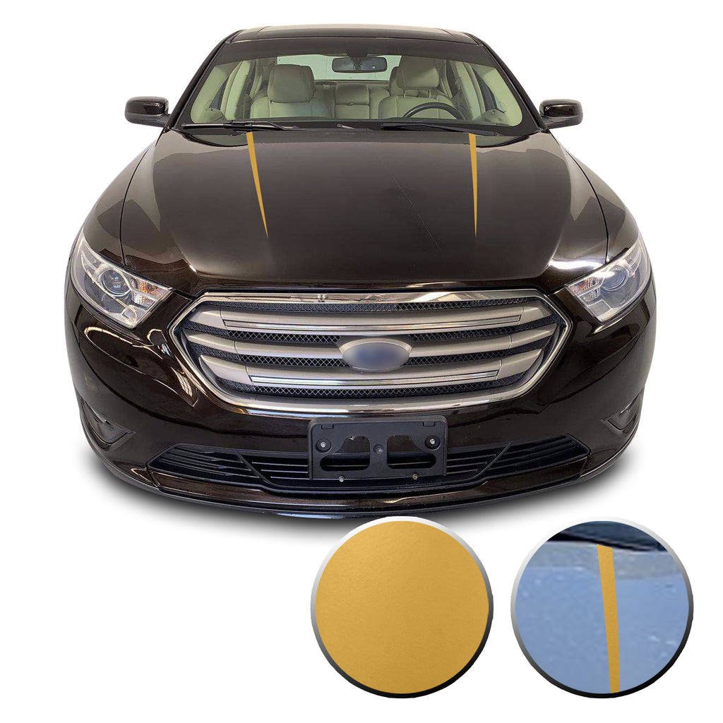 Hood Spear Stripes Racing Trim Vinyl Decal Compatible with Ford Taurus 2010-2019