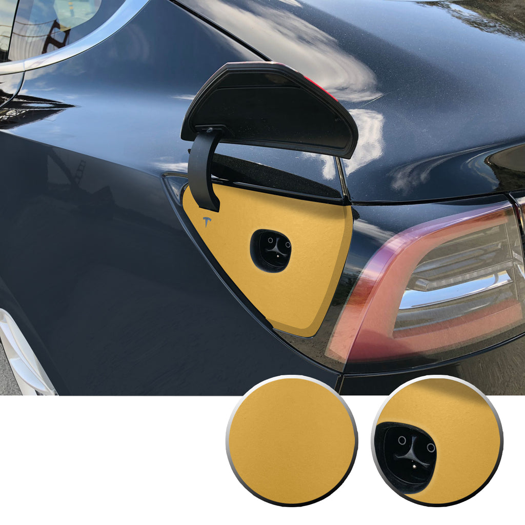 Charging Dock Vinyl Decal Overlay Kit Compatible with Tesla Model 3 2017-2020