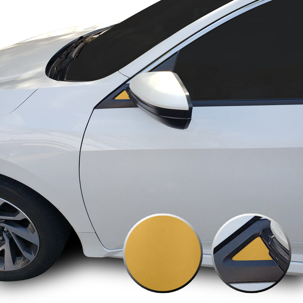 Side Mirror Accent Vinyl Decal Overlay Wrap Compatible with Honda Civic 2016-2020