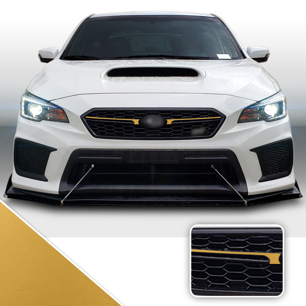 Fab JDM Pinstripe Grille Trim Decal Compatible With and Fits 2018-2020 Subaru WRX STi