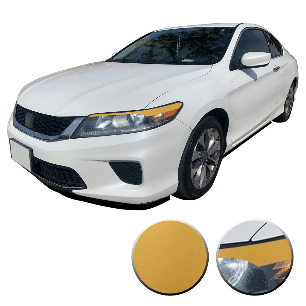 Headlight Eyelid Eyebrow Vinyl Decal Compatible with Honda Accord 2013-2015