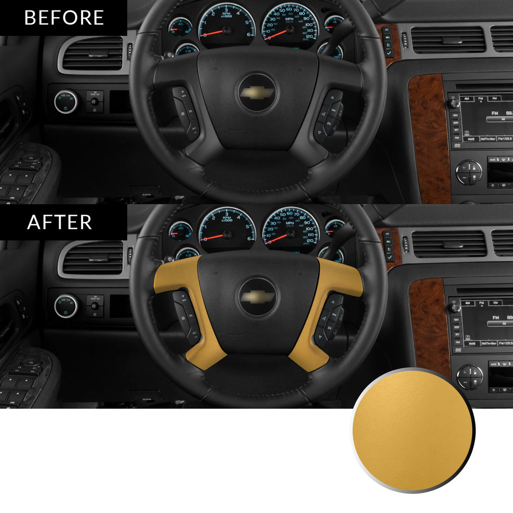 Steering Wheel Spoke Decal Overlay Trim Compatible with and Fits Chevrolet, GMC, Cadillac