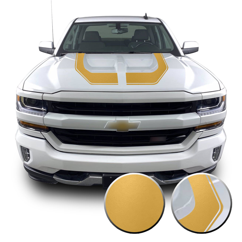 Rally Edition Style Hood Decal for 2016-2018 Z71 Chevrolet Silverado 1500