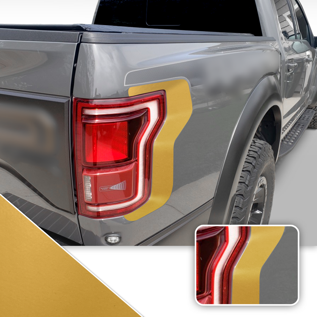 Taillight Accent Decal Overlay Trim Compatible with and Fits Raptor F-150 2018+