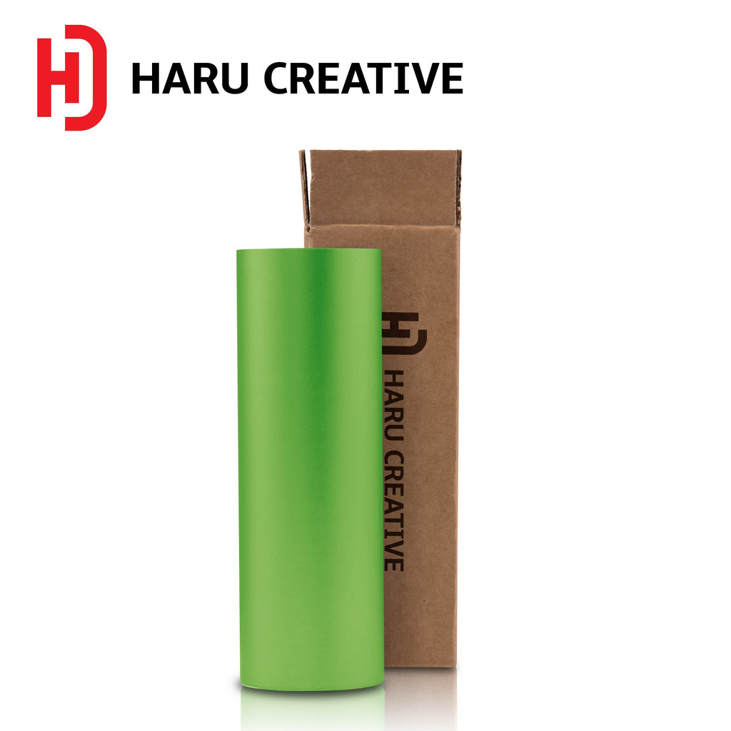 Green Matte Vinyl Wrap - Adhesive Decal Film Sheet Roll - Haru Creative Matte