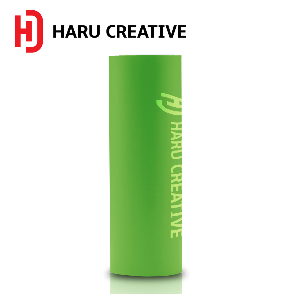 Green Matte Vinyl Wrap - Adhesive Decal Film Sheet Roll - Haru Creative Matte
