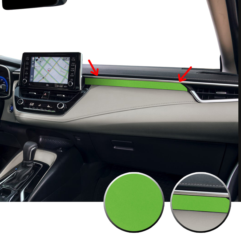 Interior Dashboard Accent Vinyl Decal Compatible with Toyota Corolla 2020 2021