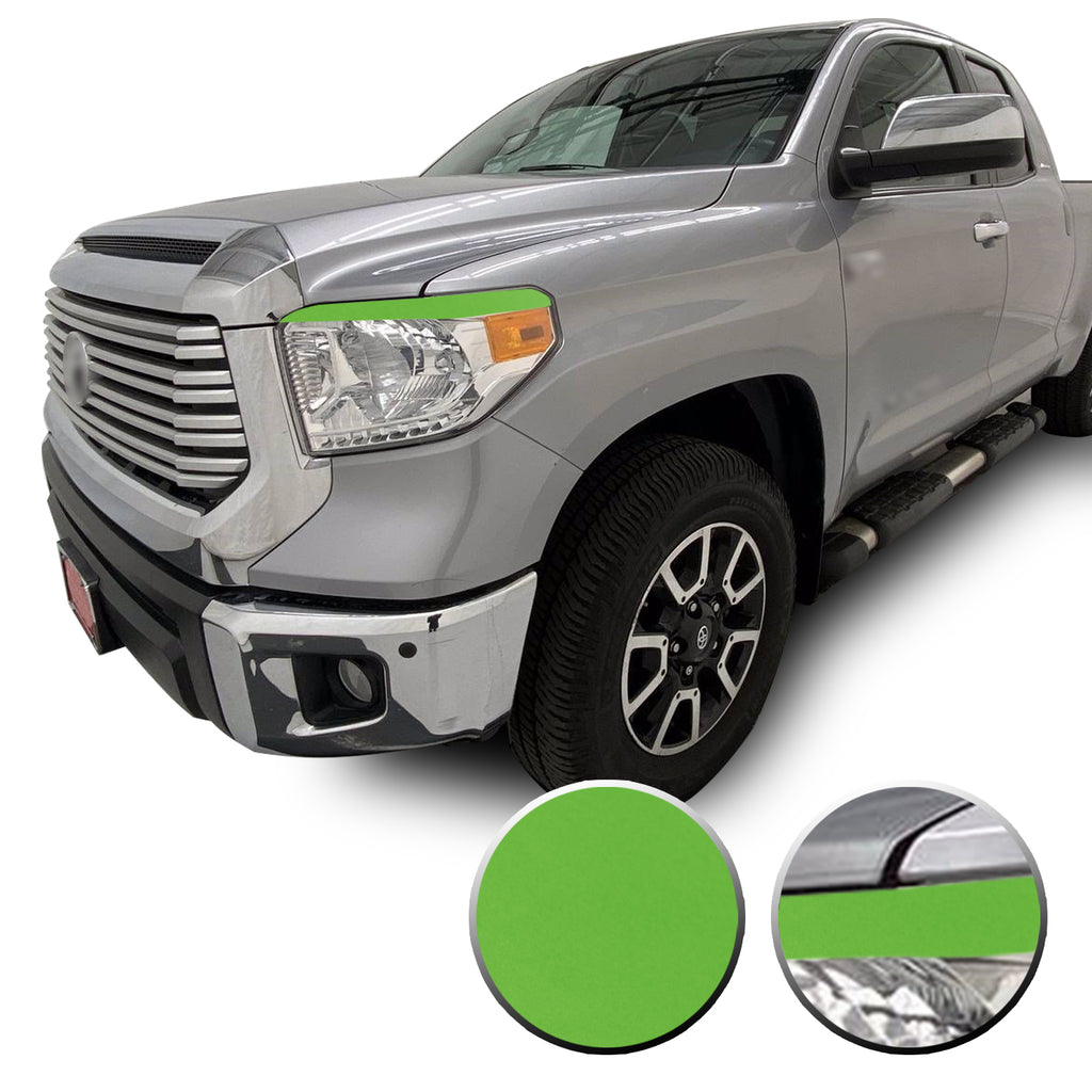 Headlight Eyelid Eyebrow Graphic Vinyl Decal Compatible with Toyota Tundra 2014-2017