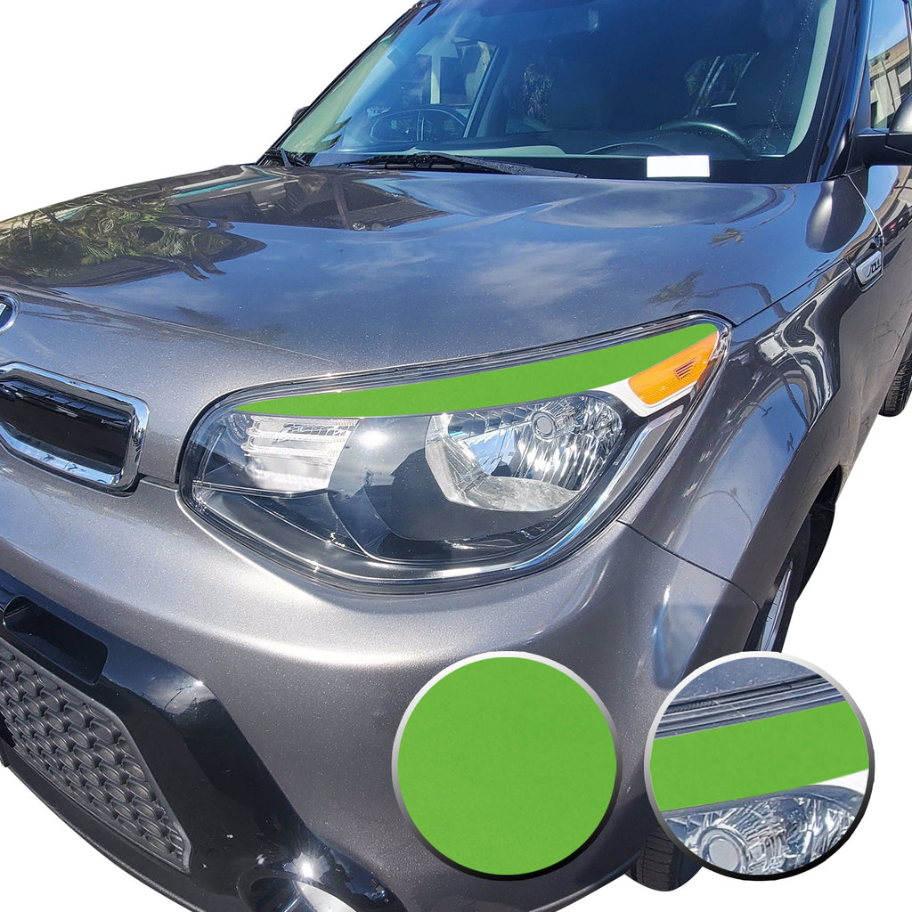 Eyelid Accent Overlay Precut Decal Vinyl Trim Compatible with and Fits Kia Soul 2014 2015 2016