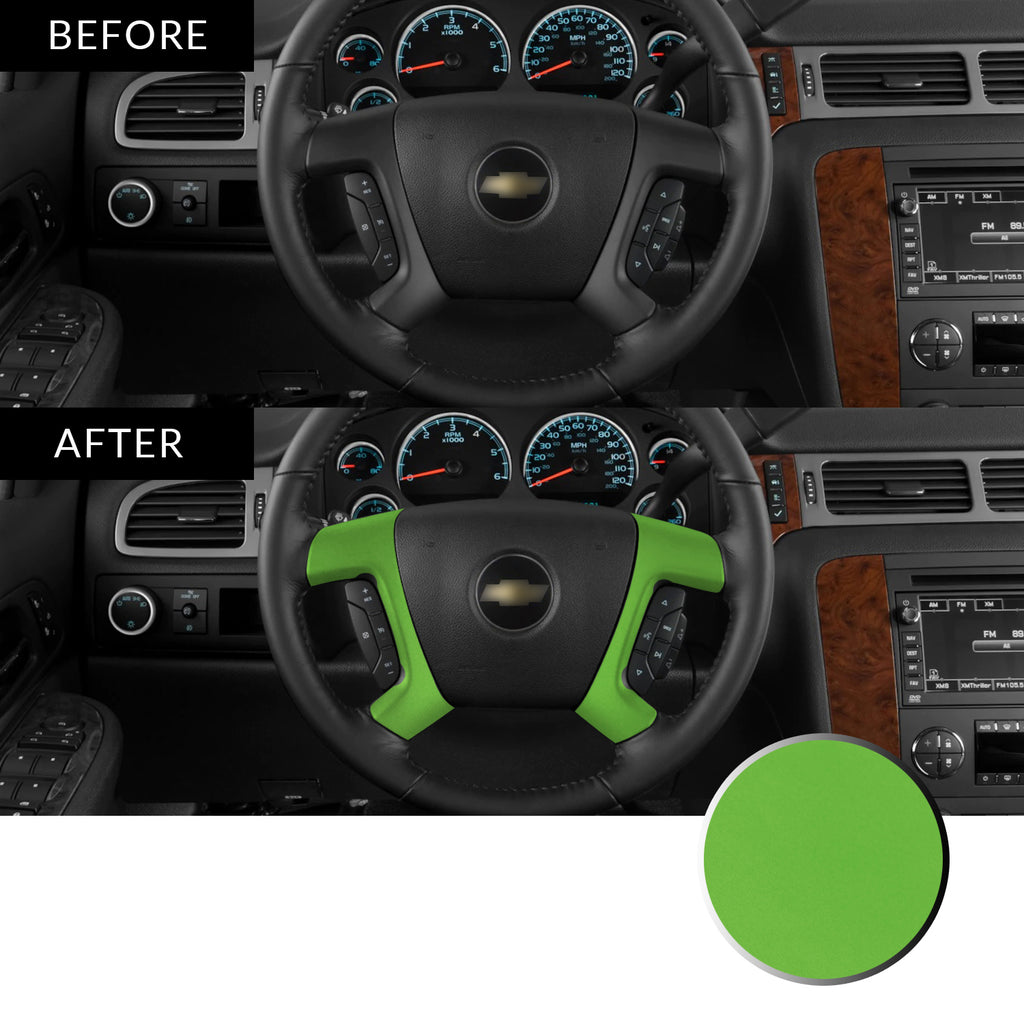 Steering Wheel Spoke Decal Overlay Trim Compatible with and Fits Chevrolet, GMC, Cadillac