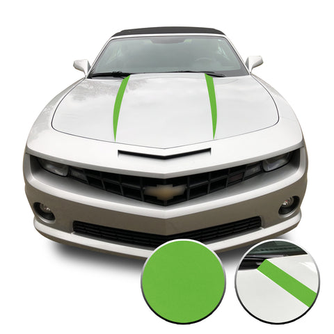 Hood Spears Vinyl Decal Overlay Trim Wrap Compatible with & Fits Camaro 2010-2015