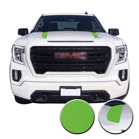 Hood Spear Stripes Trim Vinyl Decal Compatible with GMC Sierra 2020 - 2021