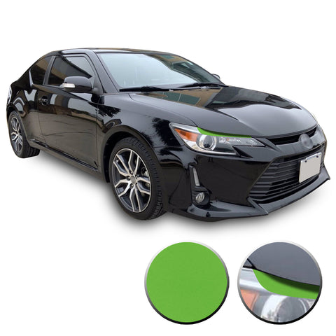 Headlight Eyelid Eyebrow Graphic Overlay Vinyl Decal Compatible with Scion tC 2014-2016