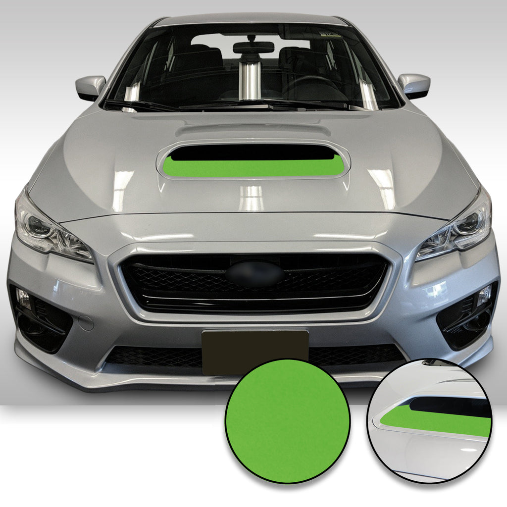 Hood Scoop Vinyl Decal Overlay Wrap Trim Compatible with and Fits WRX STi 2015-2020