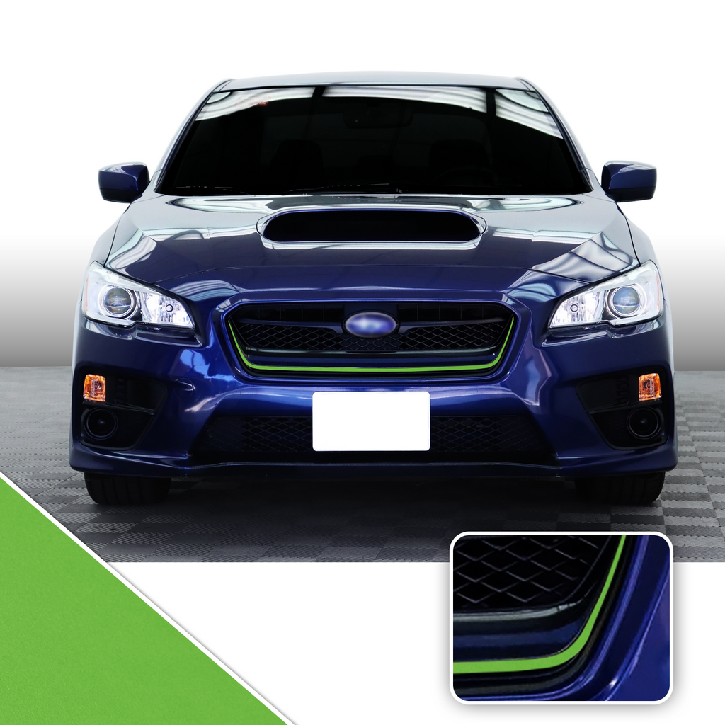 Front Grille Pinstripe Vinyl Decal Overlay Wrap Trim Compatible with and Fits WRX STi 2015-2017