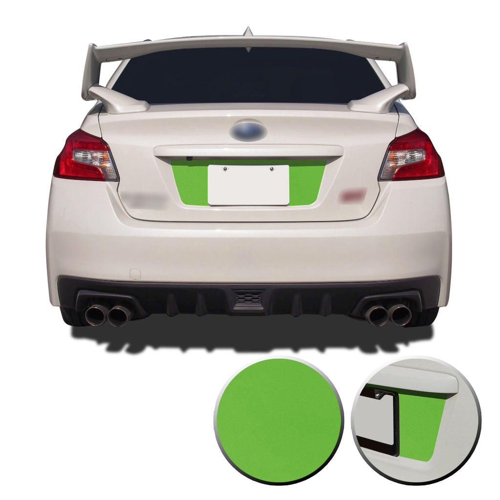 Trunk Rear License Trim Decal Overlay Compatible with and Fits Subaru WRX STi 2015-2020