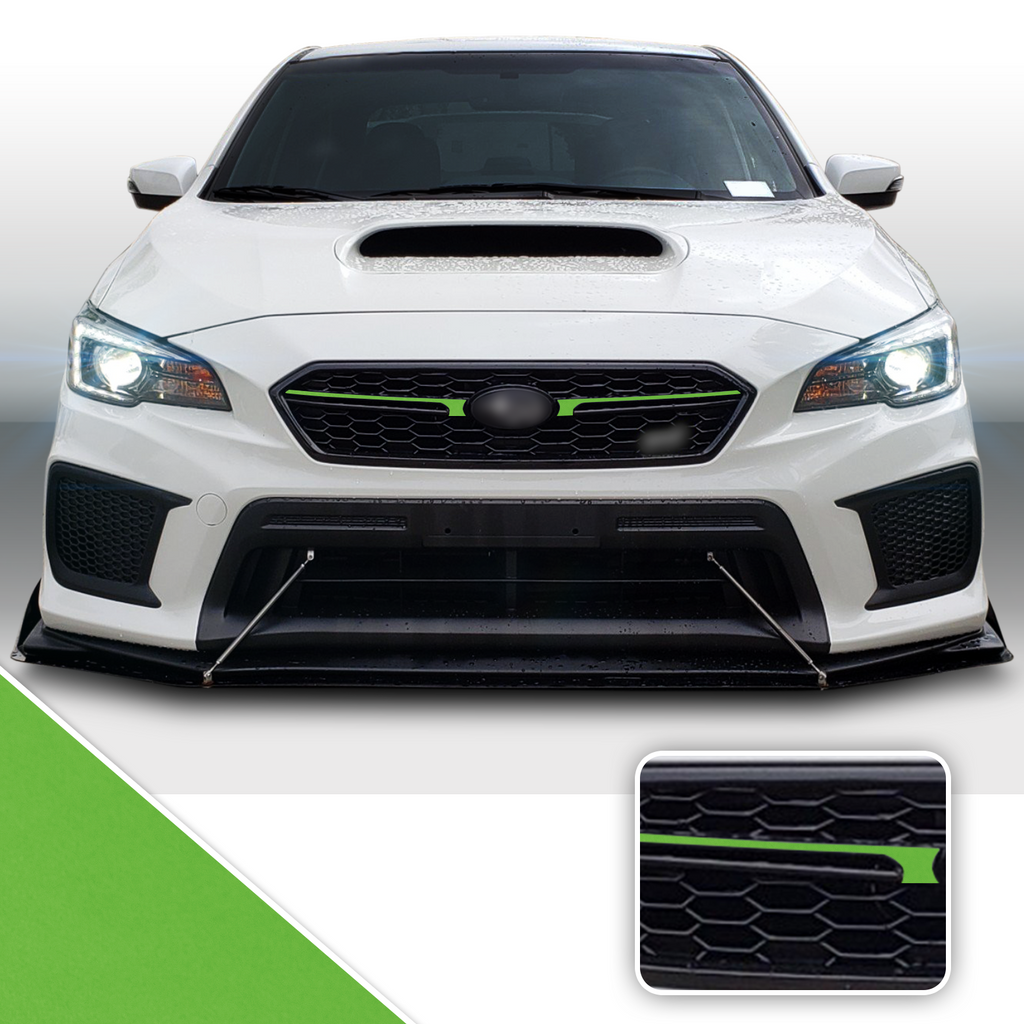 Fab JDM Pinstripe Grille Trim Decal Compatible With and Fits 2018-2020 Subaru WRX STi