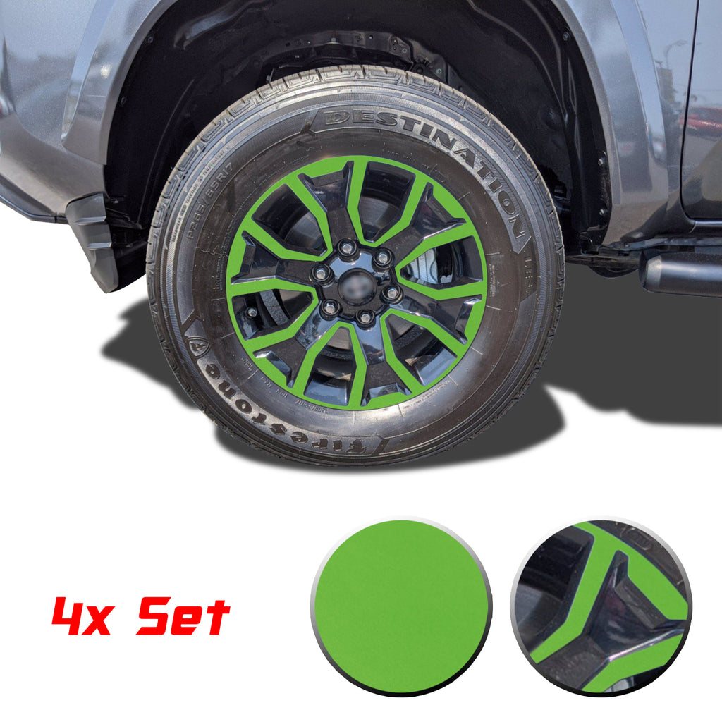 17" Wheel Rim Vinyl Overlay Decals Wrap Trim Compatible with and Fits Tacoma TRD Sport 2020 2021