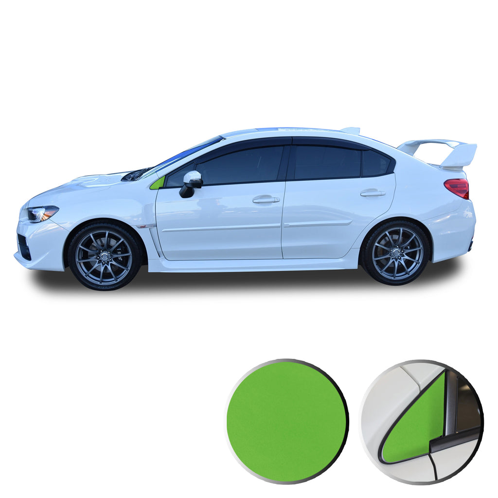 Quarter Window Trim Decal Overlay Wrap Compatible with and Fits WRX STi 2015-2020