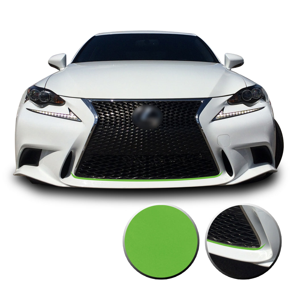 Front Grille Pinstripe Accent Vinyl Decal Overlay Wrap Compatible with Lexus IS200t IS250 IS300 IS F Sport 2014-2016