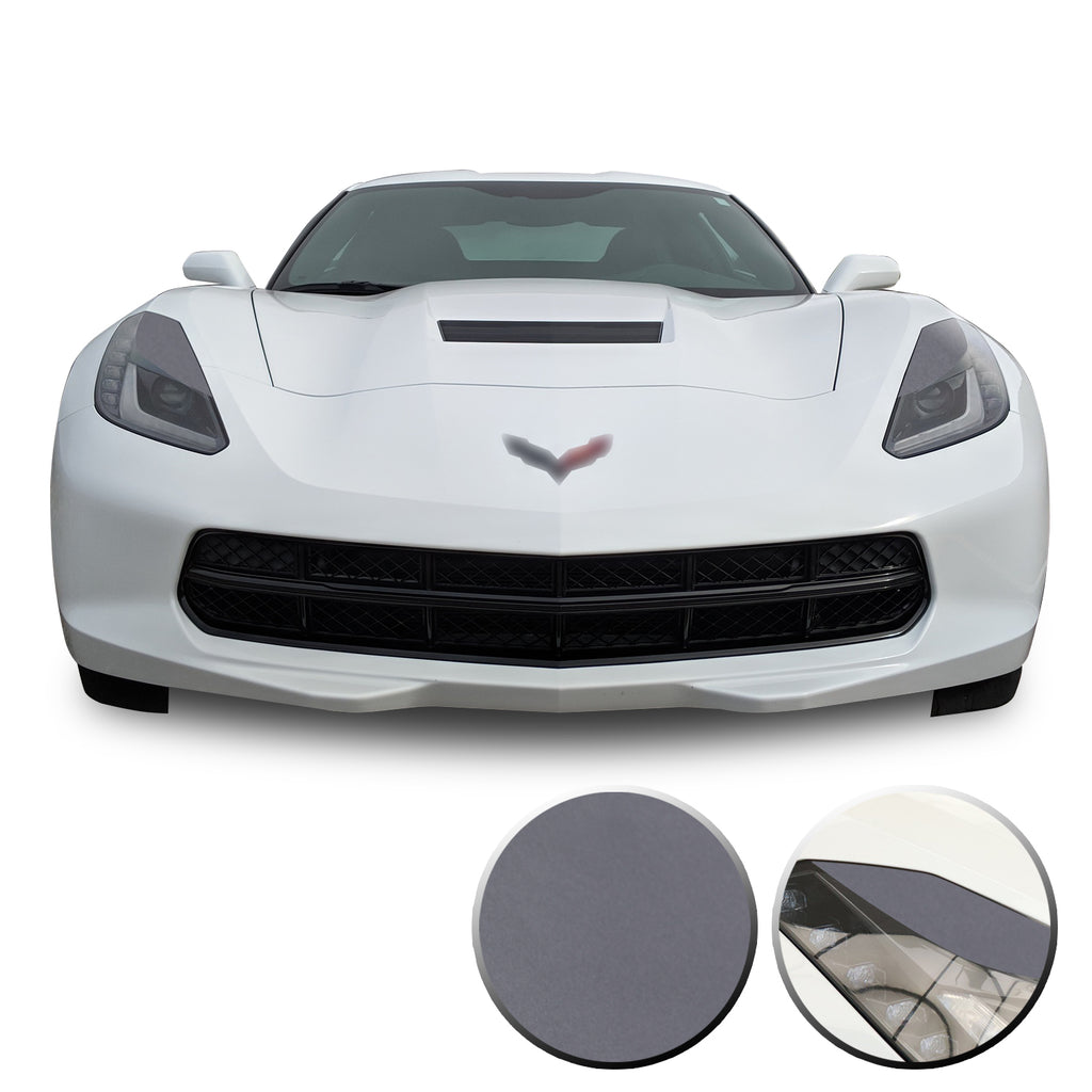 Headlight Eyelids Vinyl Decal Overlay Wrap Compatible with Corvette C7 2014-2019