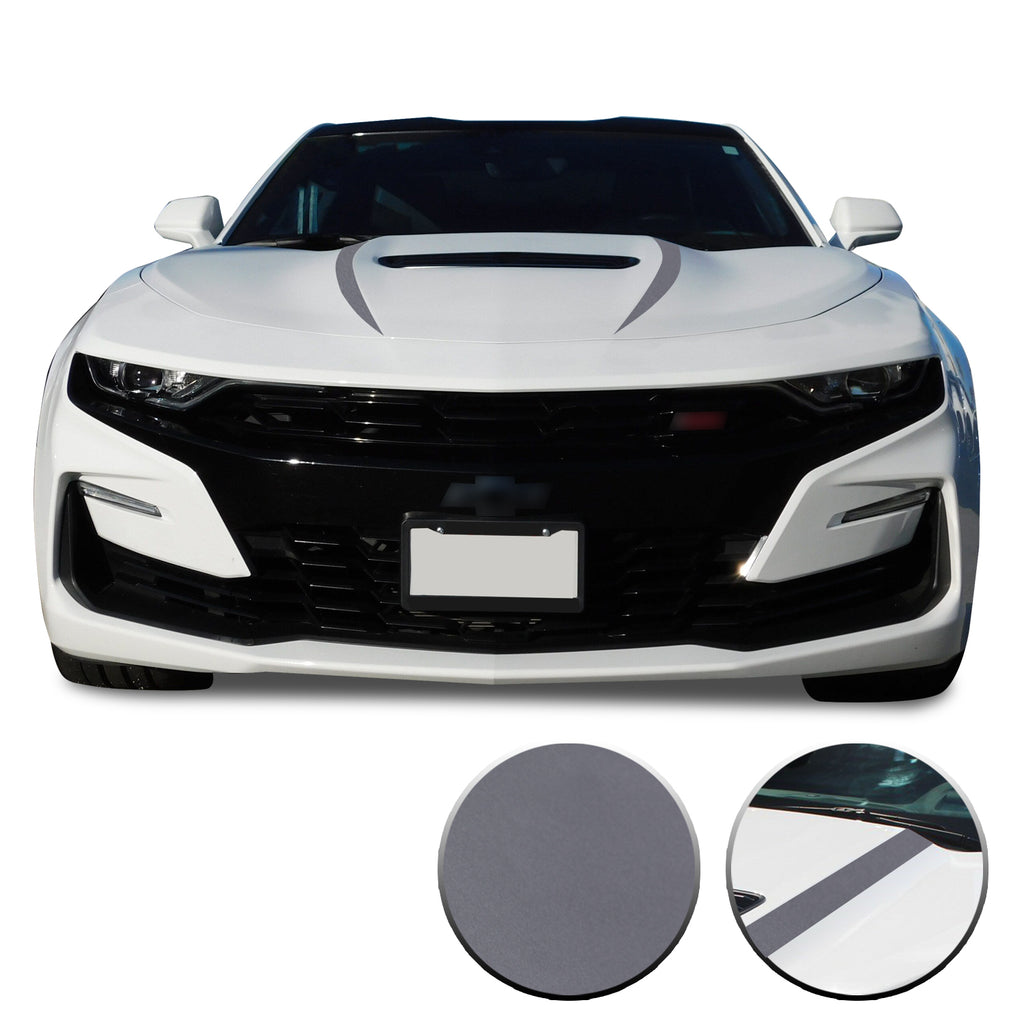 Front Hood Spear Vinyl Wrap Decal Cover Protector Compatible with and fits Camaro 2019-2020