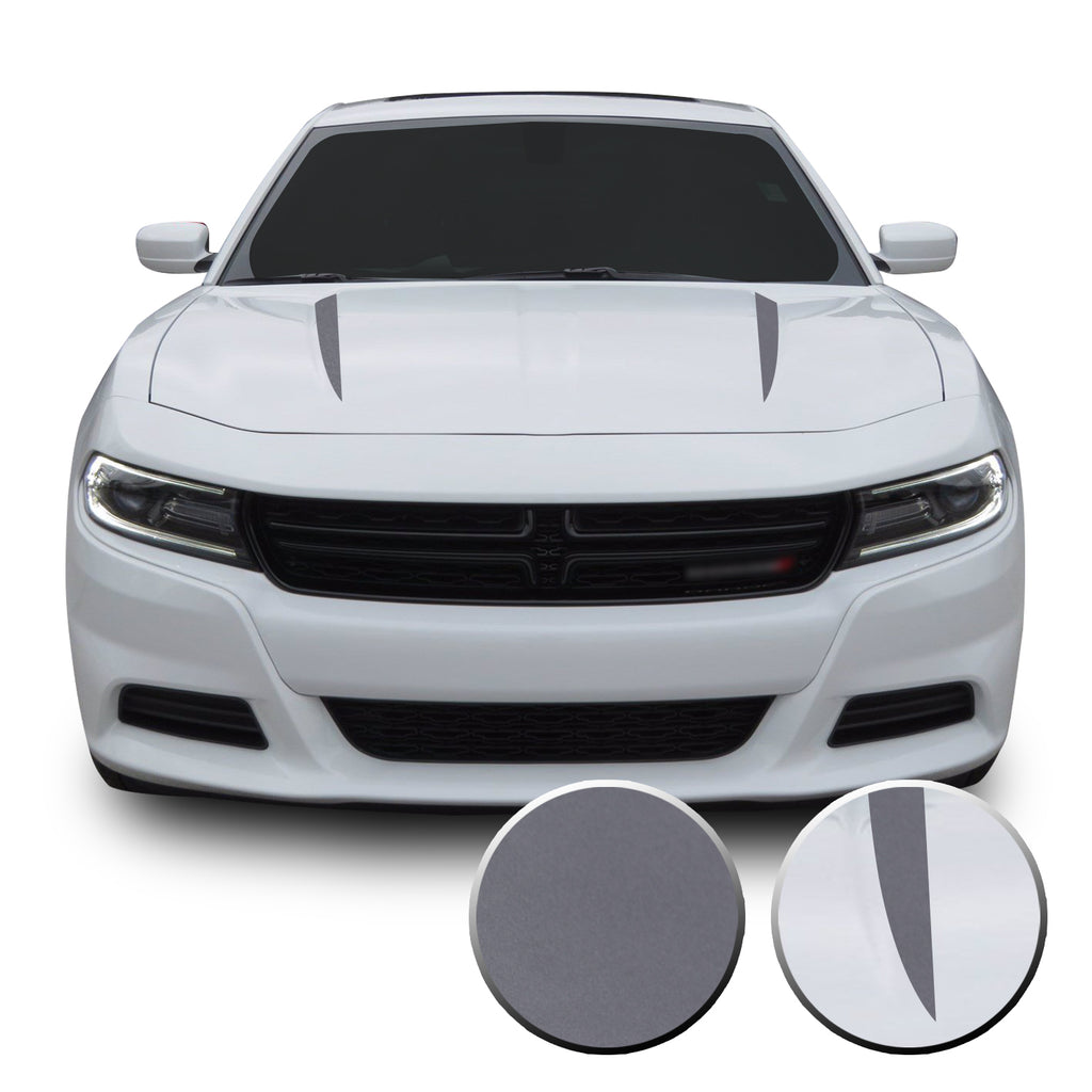 Hood Spears Racing Trim Vinyl Decal Compatible with Dodge Charger 2015 - 2020