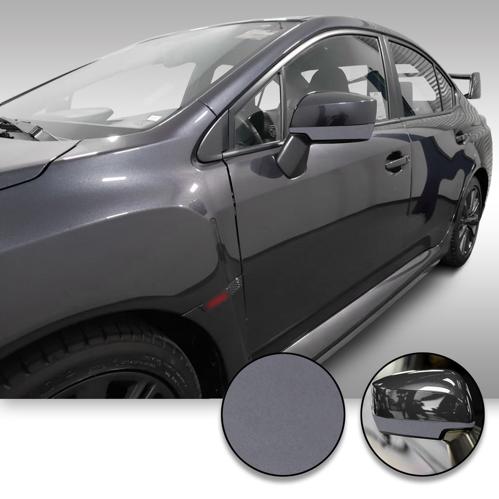 Side Mirror Accent Trim Overlay Wrap Vinyl Decal Sticker Compatible with and Fits WRX STi 2015-2020