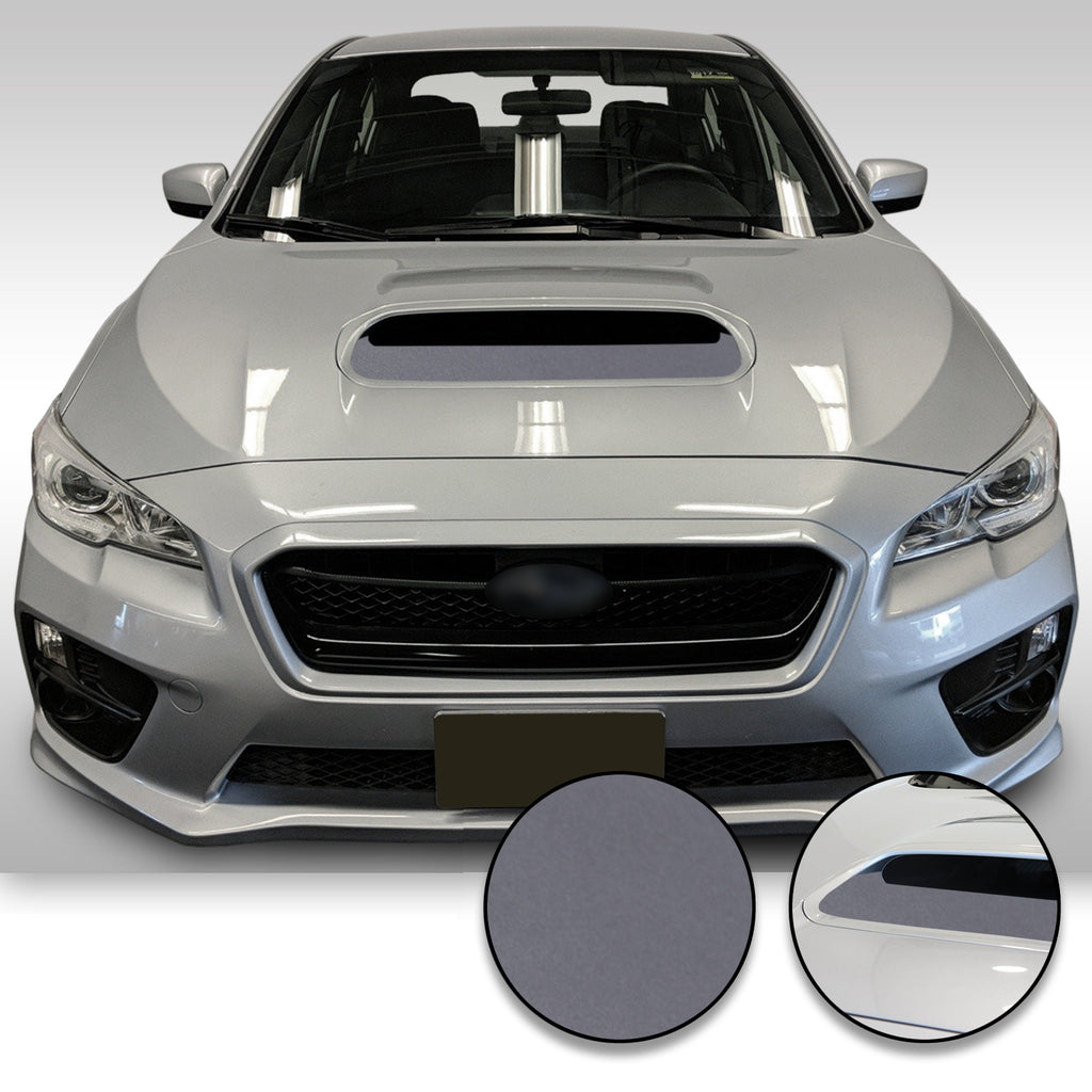 Hood Scoop Vinyl Decal Overlay Wrap Trim Compatible with and Fits WRX STi 2015-2020