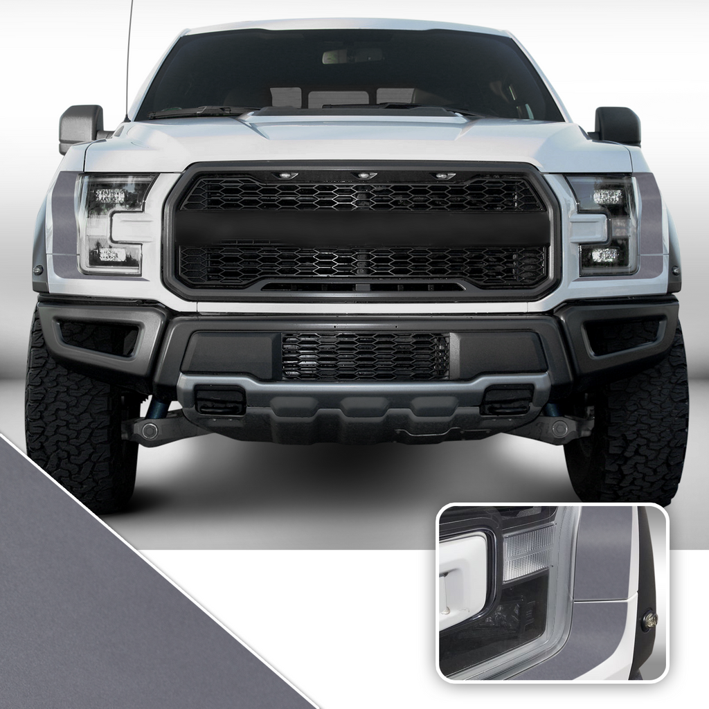 Headlight Accent Decal Overlay Trim Compatible with and Fits Raptor F-150 2018+