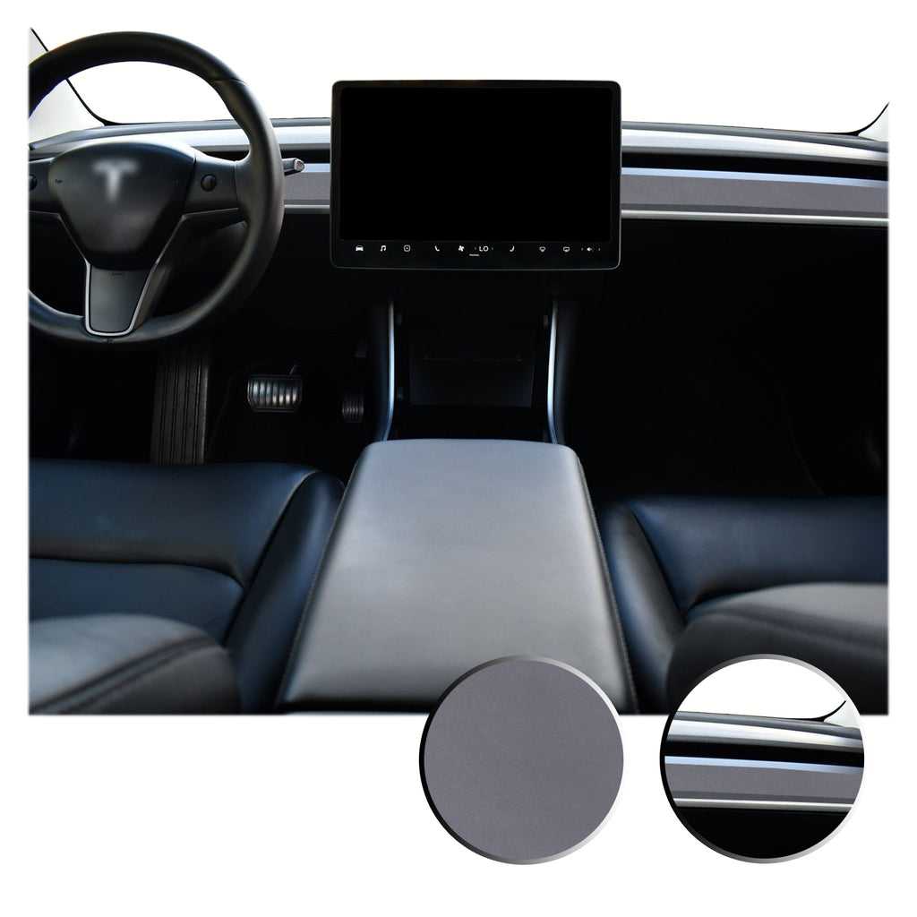 Dashboard Overlay Decal Trim Kit Compatible with and Fits Tesla Model 3 2017-2020