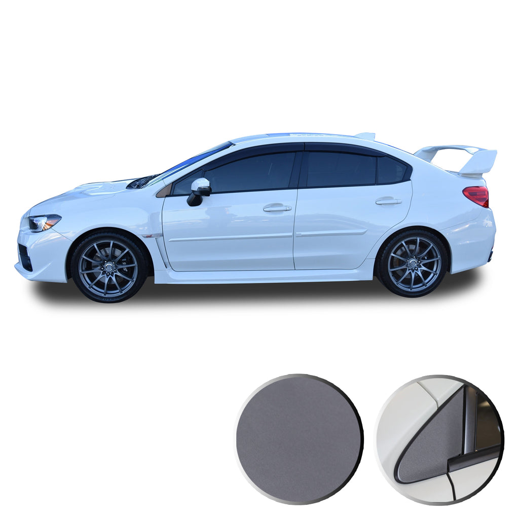 Quarter Window Trim Decal Overlay Wrap Compatible with and Fits WRX STi 2015-2020