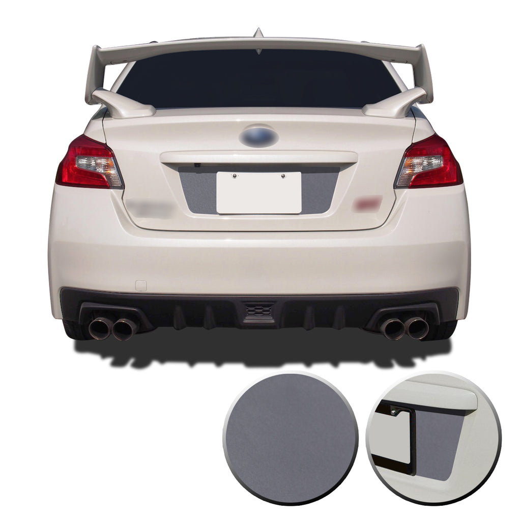 Trunk Rear License Trim Decal Overlay Compatible with and Fits Subaru WRX STi 2015-2020