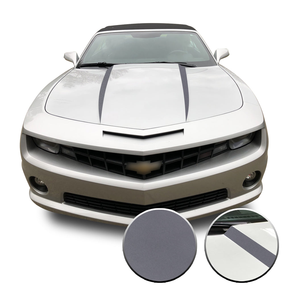 Hood Spears Vinyl Decal Overlay Trim Wrap Compatible with & Fits Camaro 2010-2015