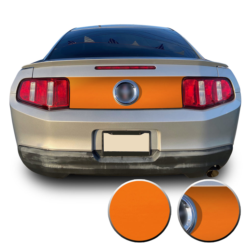 Trunk Rear Decklid Trim Graphic Vinyl Decal Compatible with Ford Mustang 2010-2014