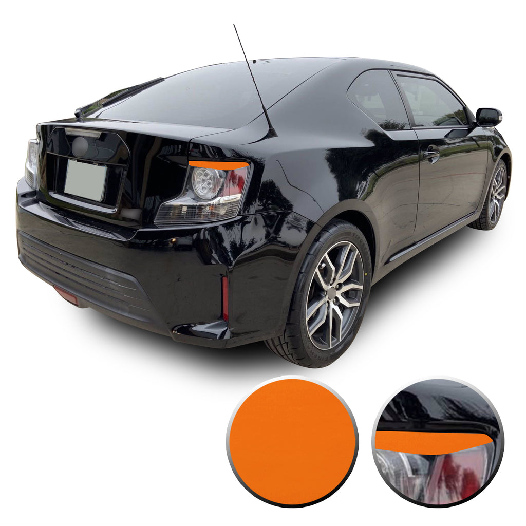 Tail Light Eyelid Eyebrow Overlay Vinyl Decal Compatible with Scion tC 2014-2016