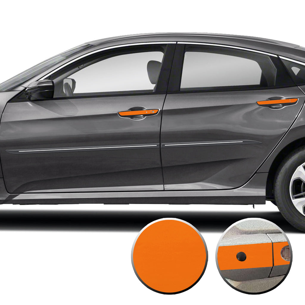 Door Handle Accent Overlay Vinyl Decal Compatible with Honda Civic 2016-2021