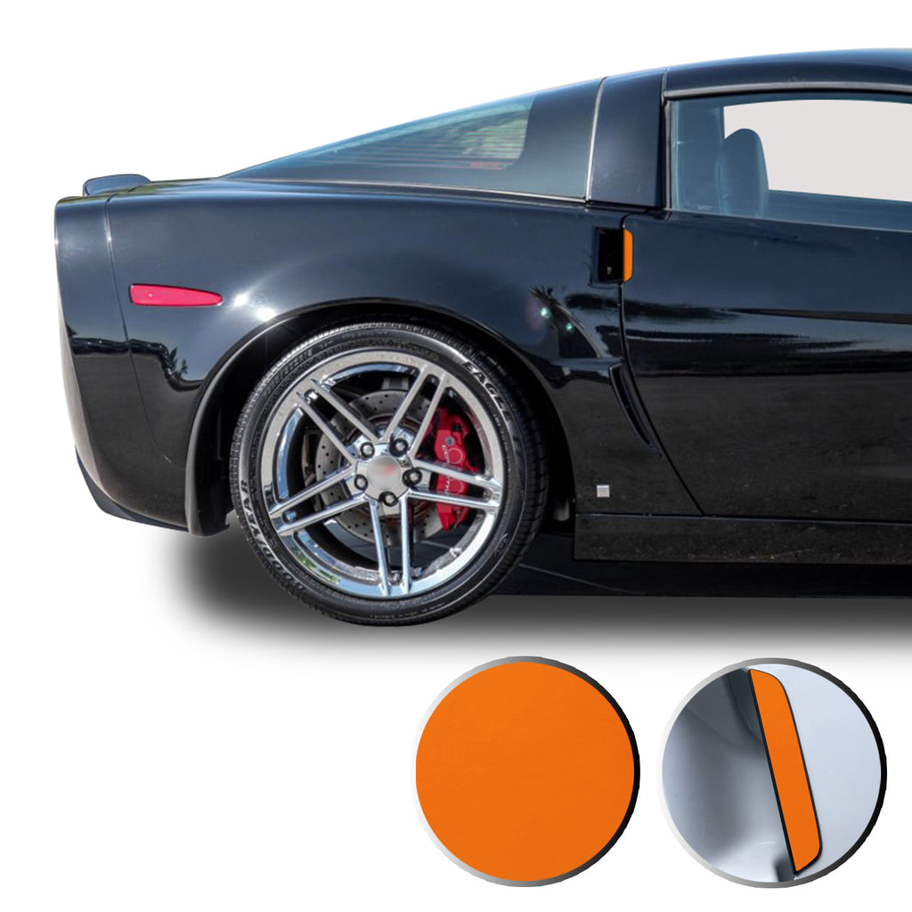 Door Handle Overlay Trim Wrap Vinyl Decal Compatible with and Fits Corvette 2005-2013
