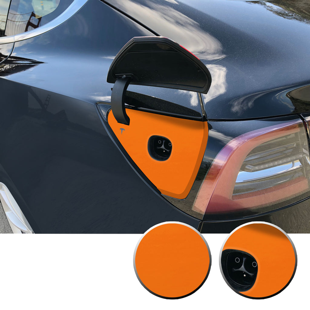 Charging Dock Vinyl Decal Overlay Kit Compatible with Tesla Model 3 2017-2020