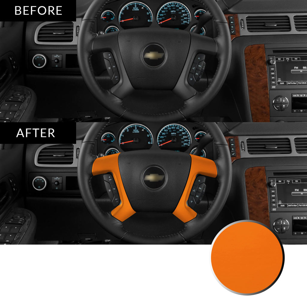 Steering Wheel Spoke Decal Overlay Trim Compatible with and Fits Chevrolet, GMC, Cadillac