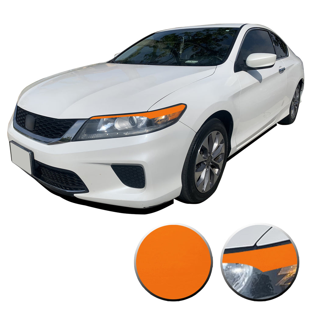 Headlight Eyelid Eyebrow Vinyl Decal Compatible with Honda Accord 2013-2015
