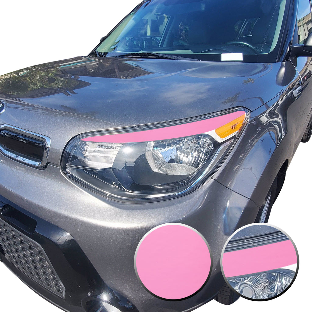Eyelid Accent Overlay Precut Decal Vinyl Trim Compatible with and Fits Kia Soul 2014 2015 2016