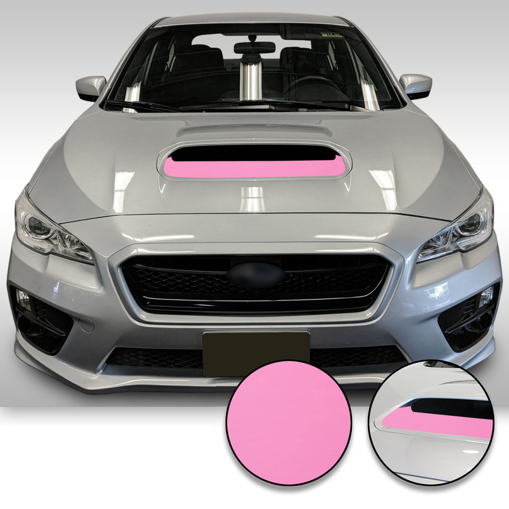 Hood Scoop Vinyl Decal Overlay Wrap Trim Compatible with and Fits WRX STi 2015-2020