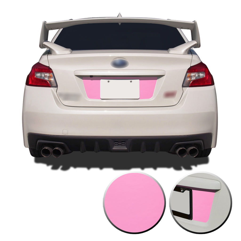 Trunk Rear License Trim Decal Overlay Compatible with and Fits Subaru WRX STi 2015-2020