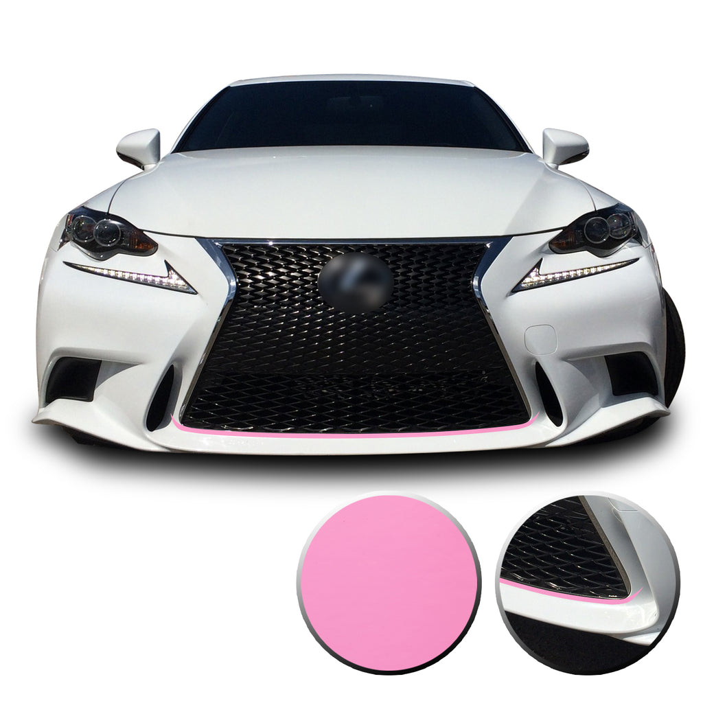 Front Grille Pinstripe Accent Vinyl Decal Overlay Wrap Compatible with Lexus IS200t IS250 IS300 IS F Sport 2014-2016