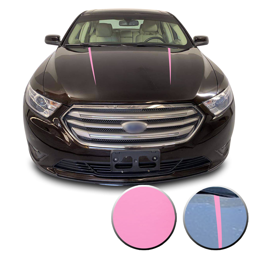 Hood Spear Stripes Racing Trim Vinyl Decal Compatible with Ford Taurus 2010-2019