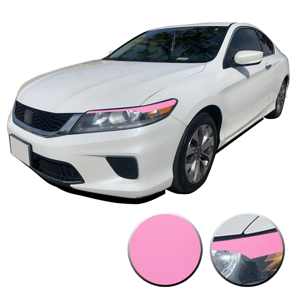Headlight Eyelid Eyebrow Vinyl Decal Compatible with Honda Accord 2013-2015